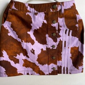 IVYPARK cow print skirt never worn , brand new size Small